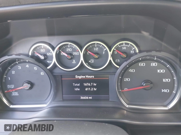 2020 Chevrolet Silverado 1500 LT with VIN 3GCPWCEK0LG313736, listed as a IAAI auction lot 41895111 with 36,636 mi miles. Bid and sale history available at carsss.com. Image 7.
