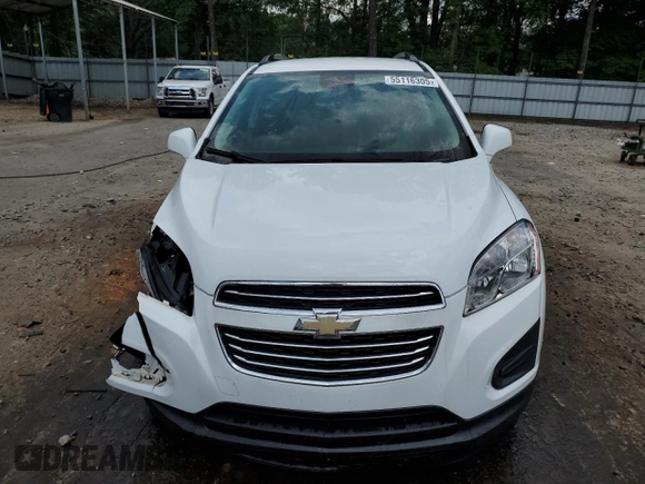 2016 Chevrolet Trax LT z VIN KL7CJLSB7GB540080, wystawiony jako Copart lot #55116305 z przebiegiem 42 811 mil mil oraz Szkoda całkowita • Salvage title. Historia ofert i sprzedaży dostępna na DreamBid. Obrazek 5.