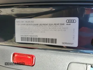 2021 Audi A5 Sportback Premium Plus with VIN WAUCBCF51MA023375, listed as a Copart auction lot 70215353 with 0 mi miles. Bid and sale history available at carsss.com. Image 12.