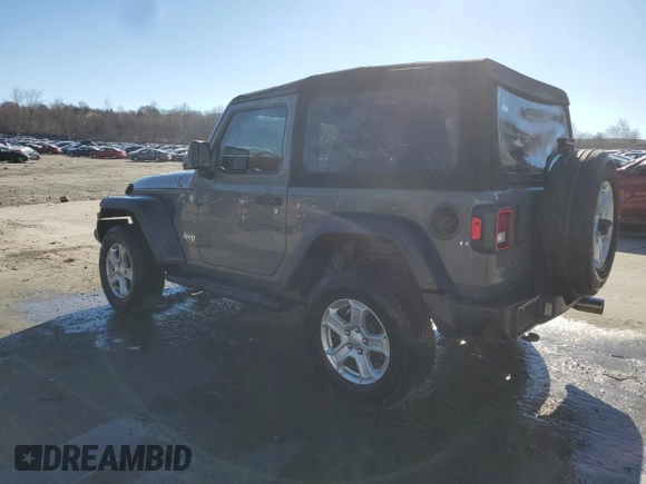 2020 Jeep Wrangler Sport S z VIN 1C4GJXAG7LW282767, wystawiony jako Copart lot #79846214 z przebiegiem 46 805 mil mil oraz Szkoda całkowita • Salvage title. Historia ofert i sprzedaży dostępna na DreamBid. Obrazek 2.