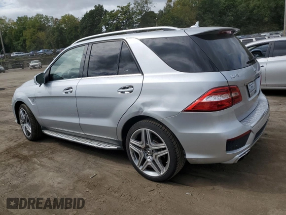 2013 Mercedes-Benz M ML 63 AMG with VIN 4JGDA7EB0DA153930, listed as a Copart auction lot 72535344 with 129,030 mi miles and Salvage Title. Bid and sale history available at carsss.com. Image 2.