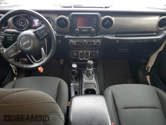 2020 Jeep Wrangler Unlimited Willys with VIN 1C4HJXDN3LW129737, listed as a Copart auction lot 80152464 with 97,700 mi miles and Salvage title. Bid and sale history available at DreamBid. Image 8.