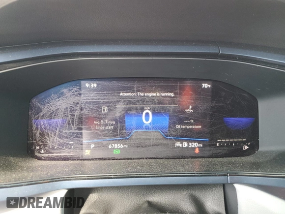2022 Volkswagen Taos SE с VIN 3VVRX7B25NM088608, выставлен на аукционе Copart как лот 53256255 с пробегом 67 856 миль миль и Списание • Salvage title. История ставок и продаж доступна на DreamBid. Изображение 9.