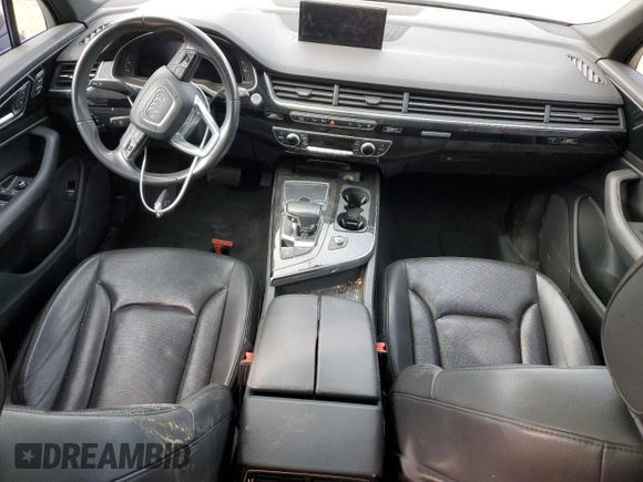 2017 Audi Q7 Premium Plus with VIN WA1LAAF78HD024906, listed as a Copart auction lot 50955025 with 124,894 mi miles and Salvage title. Bid and sale history available at DreamBid. Image 8.