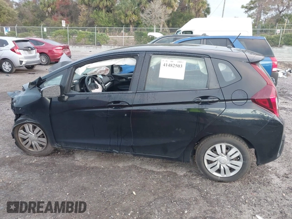 2017 Honda Fit LX with VIN JHMGK5H53HS006718, listed as a IAAI auction lot 41482503 with 77,164 mi miles. Bid and sale history available at carsss.com. Image 15.
