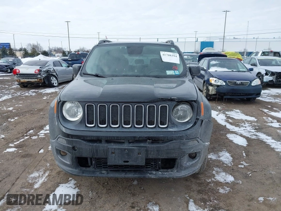 2016 Jeep Renegade Latitude with VIN ZACCJBBTXGPC51013, listed as a IAAI auction lot 41708394 with 150,512 mi miles. Bid and sale history available at carsss.com. Image 12.