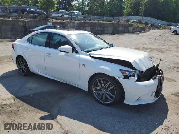 2016 Lexus IS 300/350 with VIN JTHCM1D27G5003881, listed as a Copart auction lot 63740695 with 90,985 mi miles and Salvage title. Bid and sale history available at DreamBid. Image 4.