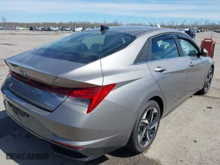 2023 Hyundai Elantra Hybrid Limited with VIN KMHLN4AJ8PU036420, listed as a IAAI auction lot 41718803 with 29,337 mi miles. Bid and sale history available at carsss.com. Image 4.