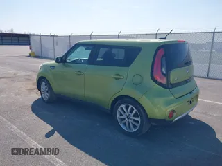 2017 Kia Soul + with VIN KNDJP3A58H7877849, listed as a IAAI auction lot 41932260 with 166,557 mi miles. Bid and sale history available at carsss.com. Image 3.