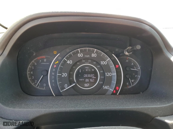 2015 Honda CR-V LX with VIN 2HKRM3H35FH512361, listed as a Copart auction lot 51505895 with 83,680 mi miles and Salvage Title. Bid and sale history available at carsss.com. Image 9.