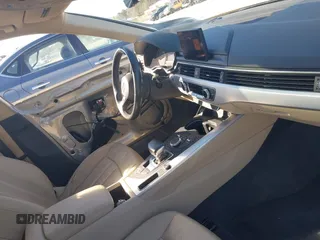 2017 Audi A4 Premium with VIN WAUGNAF4XHN014967, listed as a IAAI auction lot 41571970 with 123,627 mi miles. Bid and sale history available at carsss.com. Image 5.