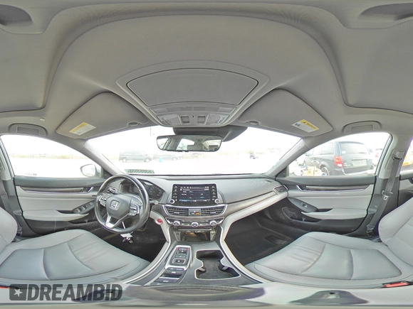 2020 Honda Accord EX-L with VIN 1HGCV3F53LA018320, listed as a Copart auction lot 53053555 with 72,635 mi miles and Salvage title. Bid and sale history available at DreamBid. Image 13.