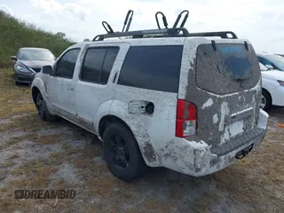 2007 Nissan Pathfinder SE with VIN 5N1AR18W47C609122, listed as a IAAI auction lot 40535039 with 1 mi miles. Bid and sale history available at carsss.com. Image 3.
