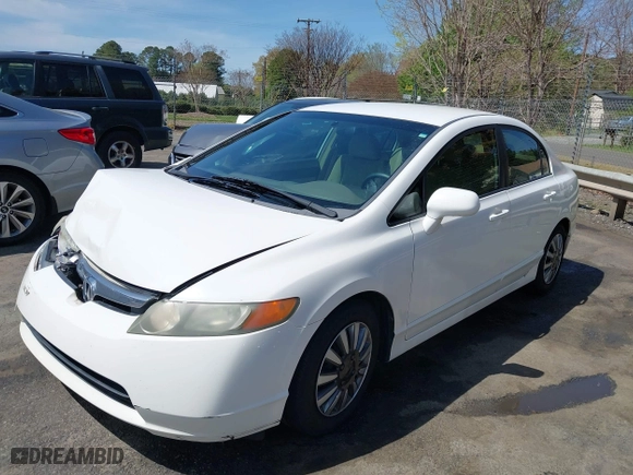 2008 Honda Civic Sdn LX with VIN 1HGFA165X8L119752, listed as a IAAI auction lot 41941224 with 239,921 mi miles. Bid and sale history available at carsss.com. Image 17.