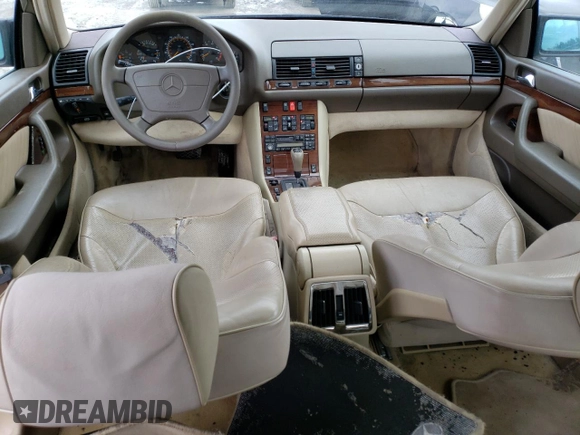 1995 Mercedes-Benz S with VIN WDBGA43EXSA264963, listed as a Copart auction lot 85515534 with 155,778 mi miles and Clean Title. Bid and sale history available at DreamBid. Image 8.