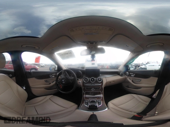 2015 Mercedes-Benz C-Class C 300 Luxury with VIN 55SWF4KB5FU026651, listed as a IAAI auction lot 41892311 with 101,285 mi miles. Bid and sale history available at carsss.com. Image 21.