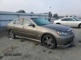 2006 Infiniti M45 Sport with VIN JNKBY01E96M207319, listed as a Copart auction lot 84487634 with 0 mi miles and Salvage Title. Bid and sale history available at carsss.com. Image 4.