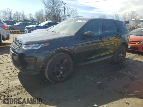 2023 Land Rover Discovery Sport S with VIN SALCJ2FX1PH322323, listed as a Copart auction lot 45913485 with 37,263 mi miles and Salvage Title. Bid and sale history available at carsss.com. Image 1.
