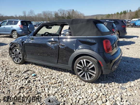 2022 MINI Convertible Cooper S z VIN WMW43DL09N3N62946, wystawiony jako Copart lot #52039284 z przebiegiem 20 736 mil mil oraz Szkoda całkowita • Salvage title. Historia ofert i sprzedaży dostępna na DreamBid. Obrazek 2.