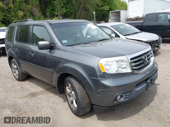 2012 Honda Pilot EX-L with VIN 5FNYF4H52CB081078, listed as a IAAI auction lot 42340966 with 223,319 mi miles and . Bid and sale history available at DreamBid. Image 1.