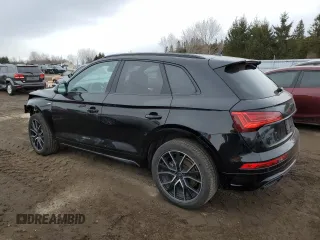 2023 Audi Q5 S line Premium Plus with VIN WA1EAAFY4P2183661, listed as a Copart auction lot 48610815 with 22,414 mi miles and Salvage Title. Bid and sale history available at carsss.com. Image 2.