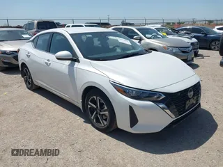 2024 Nissan Sentra SV with VIN 3N1AB8CV0RY302155, listed as a IAAI auction lot 41970018 with 12,013 mi miles and . Bid and sale history available at DreamBid. Image 1.