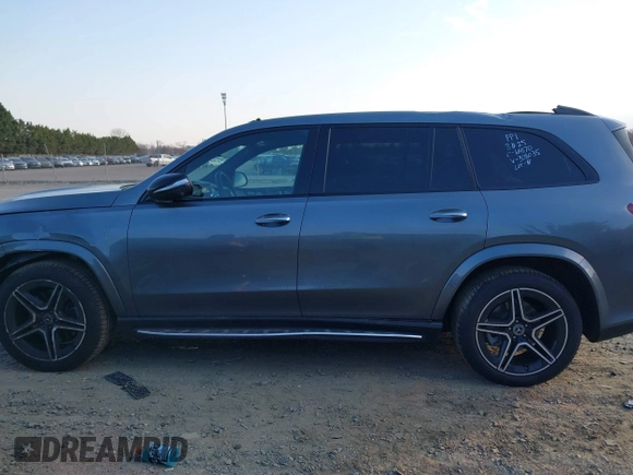 2025 Mercedes-Benz GLS 450 with VIN 4JGFF5KEXSB308035, listed as a IAAI auction lot 41814613 with 1,985 mi miles and . Bid and sale history available at DreamBid. Image 14.