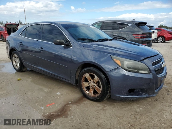 2013 Chevrolet Malibu LS with VIN 1G11B5SA5DF192495, listed as a Copart auction lot 47100155 with 129,514 mi miles and Clean Title. Bid and sale history available at DreamBid. Image 4.