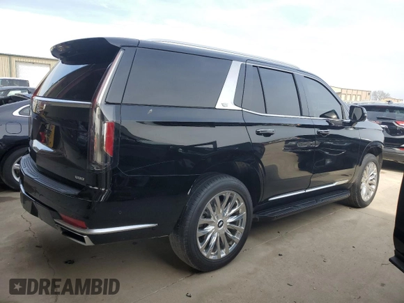 2023 Cadillac Escalade 4WD Premium Luxury with VIN 1GYS4BKL0PR368033, listed as a Copart auction lot 45036955 with 45,768 mi miles and Clean title. Bid and sale history available at DreamBid. Image 3.