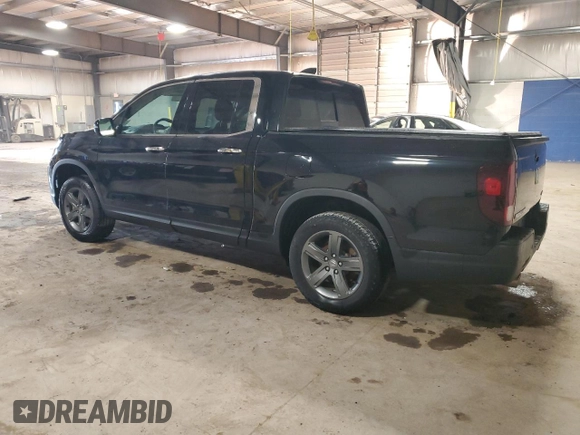2022 Honda Ridgeline RTL-E with VIN 5FPYK3F73NB023341, listed as a Copart auction lot 48492955 with 42,612 mi miles and Salvage title. Bid and sale history available at DreamBid. Image 2.