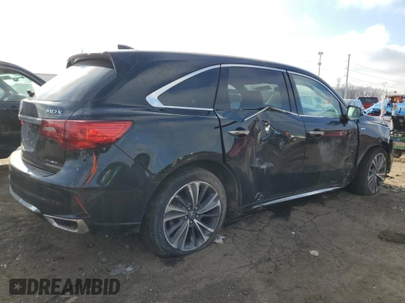 2019 Acura MDX Sport Hybrid w/Technology Pkg with VIN 5J8YD7H51KL001211, listed as a Copart auction lot 83173544 with 83,942 mi miles and Salvage Title. Bid and sale history available at carsss.com. Image 3.