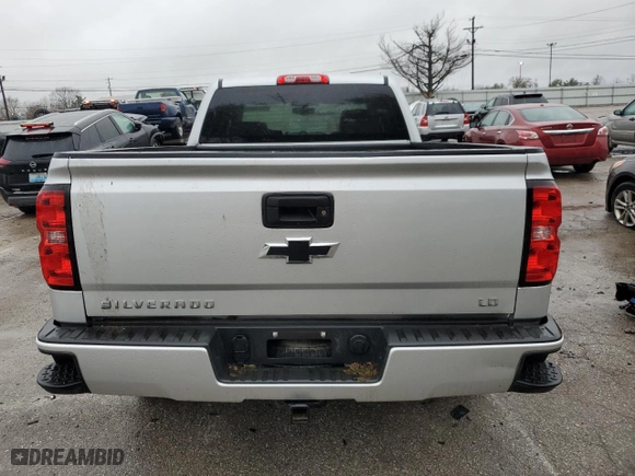 2019 Chevrolet Silverado 1500 LD Custom with VIN 2GCVKMEC0K1232082, listed as a Copart auction lot 83418244 with 0 mi miles and Salvage Title. Bid and sale history available at carsss.com. Image 6.