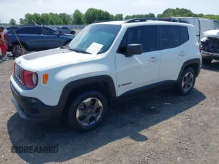 2018 Jeep Renegade Sport with VIN ZACCJBAB3JPH30955, listed as a IAAI auction lot 42332330 with 146,759 mi miles and . Bid and sale history available at DreamBid. Image 2.