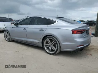 2018 Audi A5 Sportback Premium Plus with VIN WAUENCF55JA055144, listed as a Copart auction lot 50407034 with 119,786 mi miles. Bid and sale history available at carsss.com. Image 2.