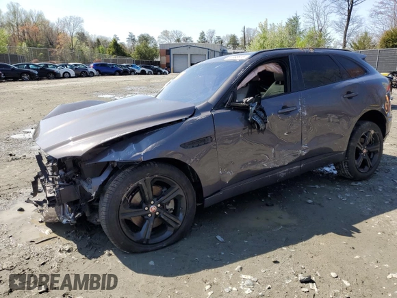 2017 Jaguar F-Pace 35t R-Sport with VIN SADCL2BV2HA096636, listed as a Copart auction lot 60959695 with Not provided miles and Non repairable. Bid and sale history available at DreamBid. Image 1.