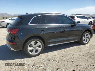 2022 Audi Q5 S line Premium Plus with VIN WA1EAAFYXN2127351, listed as a Copart auction lot 58170194 with 40,565 mi miles and Salvage title. Bid and sale history available at DreamBid. Image 3.