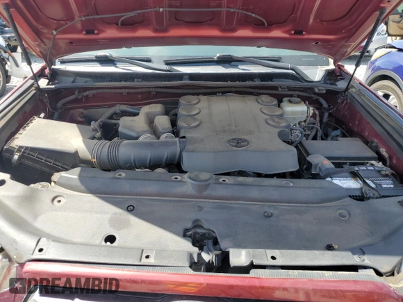 2012 Toyota 4Runner SR5 with VIN JTEZU5JRXC5041888, listed as a Copart auction lot 53674585 with 154,700 mi miles and Salvage title. Bid and sale history available at DreamBid. Image 12.