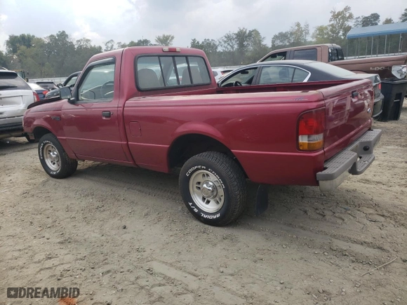 1996 Ford Ranger XL with VIN 1FTCR10U4TUA19112, listed as a Copart auction lot 73013844 with 152,328 mi miles and Salvage Title. Bid and sale history available at carsss.com. Image 2.