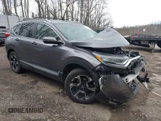 2018 Honda CR-V Touring with VIN 7FARW2H98JE040757, listed as a IAAI auction lot 42044927 with 1 mi miles. Bid and sale history available at carsss.com. Image 1.