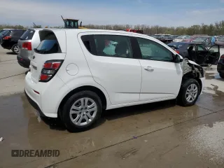 2020 Chevrolet Sonic LT with VIN 1G1JG6SB3L4130345, listed as a Copart auction lot 52098025 with 62,577 mi miles and Salvage title. Bid and sale history available at DreamBid. Image 3.