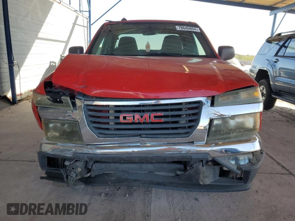 2005 GMC Canyon SLE Z71 with VIN 1GTDS196158130323, listed as a Copart auction lot 78646804 with 0 mi miles and Salvage Title. Bid and sale history available at carsss.com. Image 5.