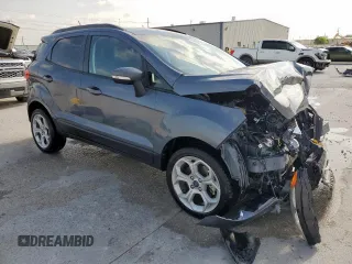 2021 Ford EcoSport SE z VIN MAJ3S2GE1MC445166, wystawiony jako Copart lot #52689155 z przebiegiem 66 281 mil mil oraz Czysty tytuł • Clean title. Historia ofert i sprzedaży dostępna na DreamBid. Obrazek 4.