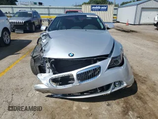 2004 BMW 6 Series 645Ci with VIN WBAEH73464B190870, listed as a Copart auction lot 71056994 with 124,715 mi miles and Salvage Title. Bid and sale history available at carsss.com. Image 5.