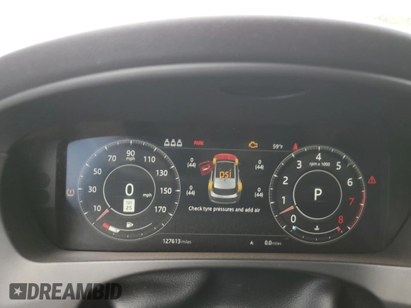 2019 Jaguar F-Pace 30t R-Sport with VIN SADCL2GX6KA396147, listed as a Copart auction lot 63683465 with 127,613 mi miles and Salvage title. Bid and sale history available at DreamBid. Image 9.