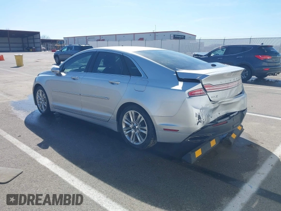 2014 Lincoln MKZ with VIN 3LN6L2G99ER832666, listed as a IAAI auction lot 41732639 with 168,962 mi miles. Bid and sale history available at carsss.com. Image 3.