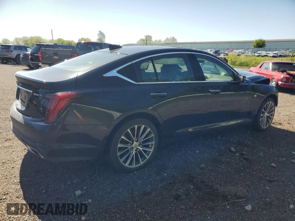2020 Cadillac CT5 Premium Luxury z VIN 1G6DT5RK9L0156121, wystawiony jako Copart lot #57430325 z przebiegiem 40 815 mil mil oraz Czysty tytuł • Clean title. Historia ofert i sprzedaży dostępna na DreamBid. Obrazek 3.