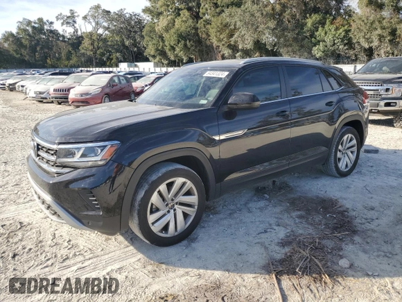 2022 Volkswagen Atlas SE with VIN 1V2WE2CA3NC205358, listed as a Copart auction lot 84341324 with 84,992 mi miles and Salvage title. Bid and sale history available at DreamBid. Image 1.