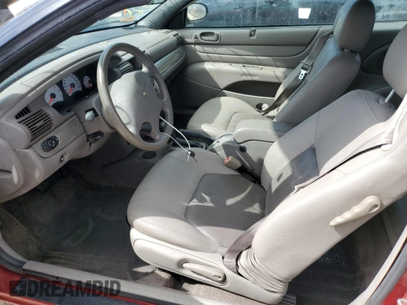 2003 Chrysler Sebring with VIN 1C3EL75T73N524783, listed as a Copart auction lot 76979584 with Not Provided miles and Non Repairable. Bid and sale history available at DreamBid. Image 7.