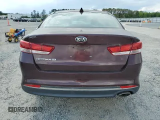 2018 Kia Optima LX with VIN 5XXGT4L3XJG182955, listed as a Copart auction lot 55645555 with 106,210 mi miles and Clean Title. Bid and sale history available at carsss.com. Image 6.