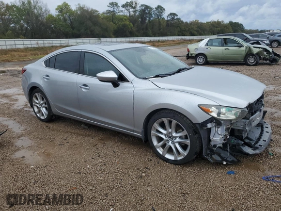 2016 Mazda Mazda6 i Touring with VIN JM1GJ1V5XG1400612, listed as a Copart auction lot 47528705 with 160,083 mi miles and Salvage Title. Bid and sale history available at carsss.com. Image 4.